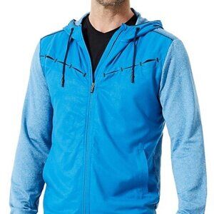 MPG BNWT blue lightweight hooded jacket Xlarge